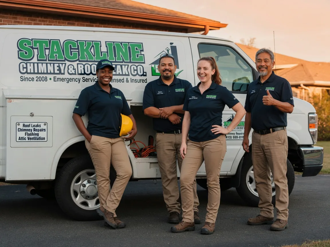 Chimney flashing repair company in Rockport, WA